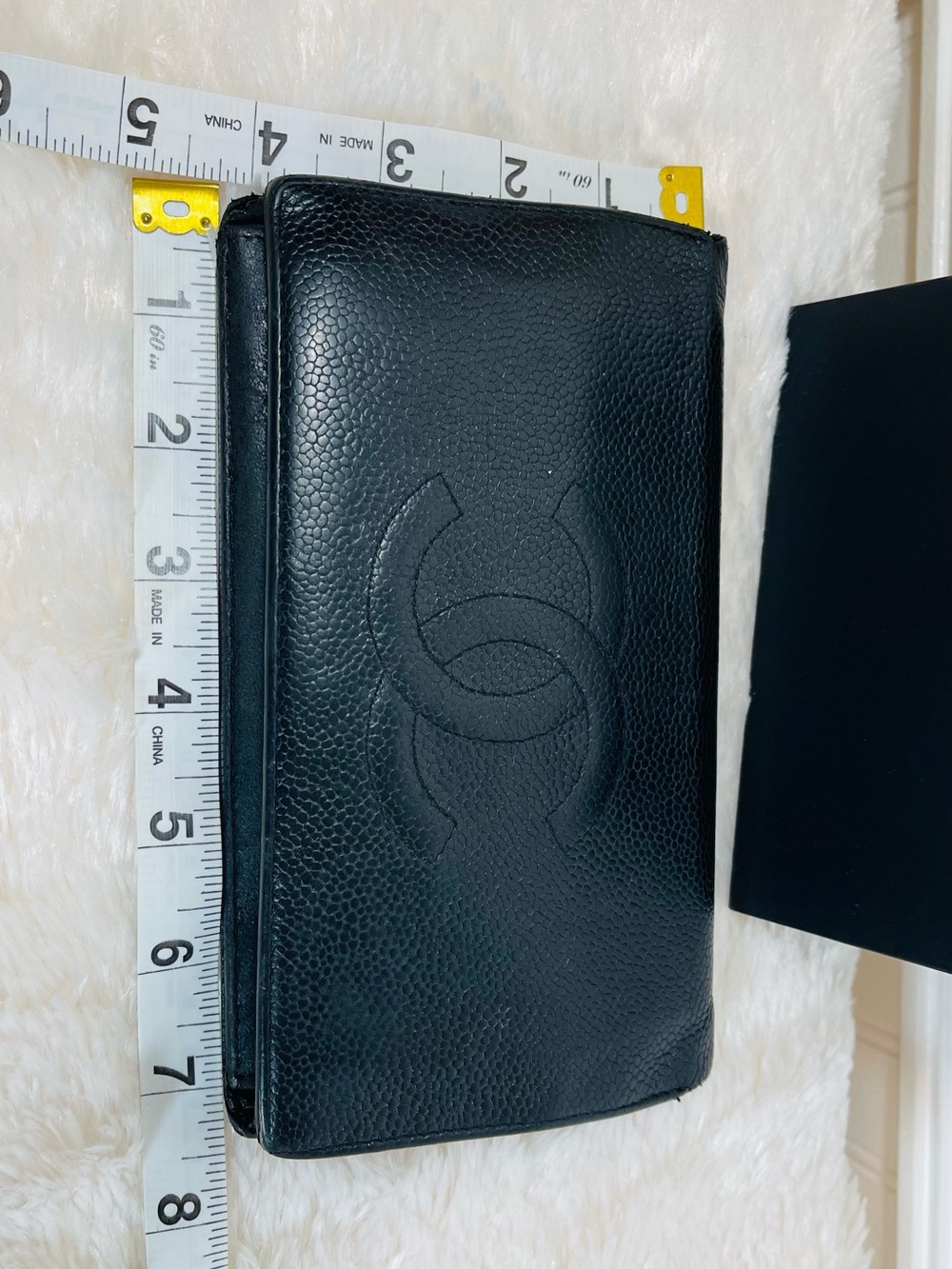 Chanel Authentic Caviar Wallet w/CALLOUTS - Picture 2 of 14